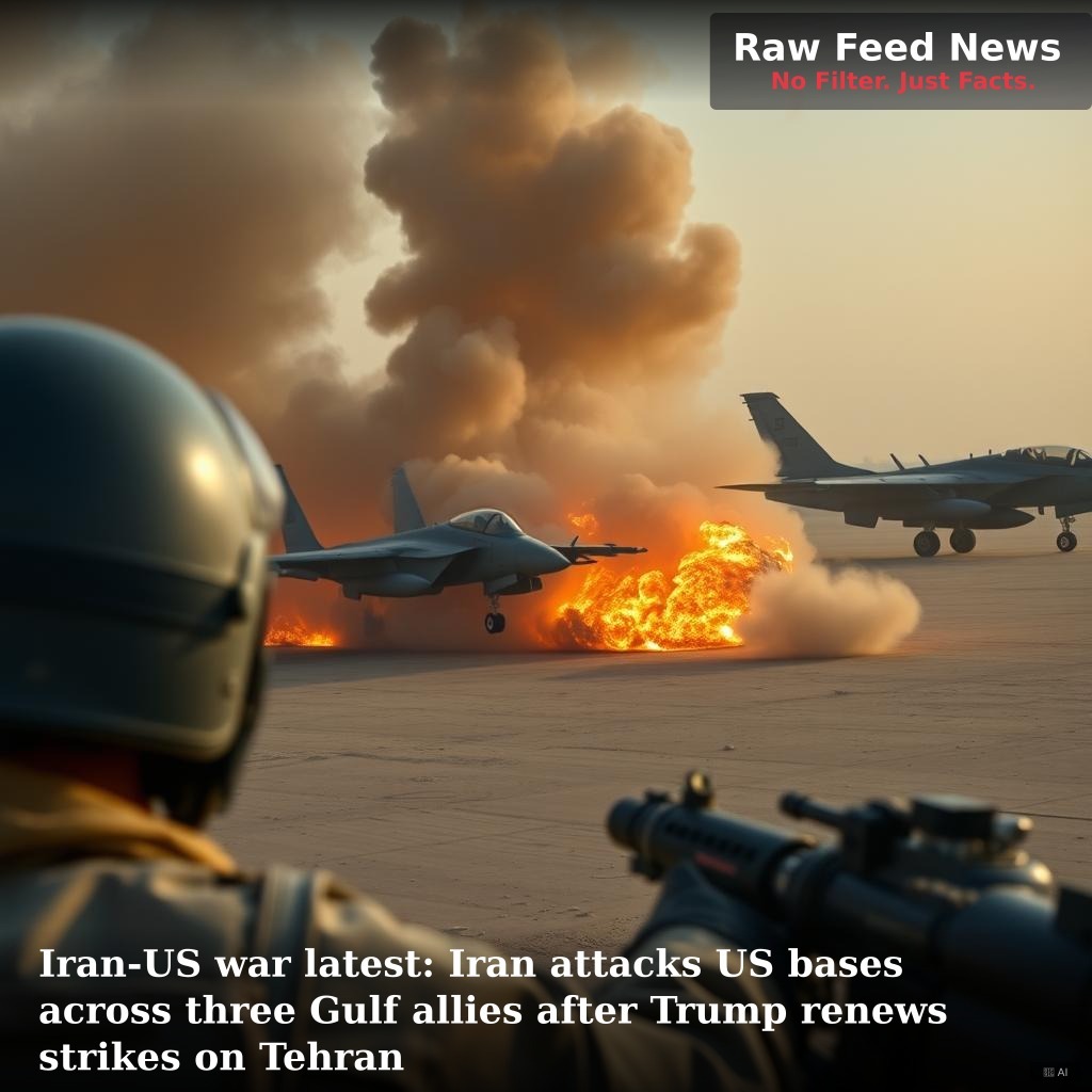 Iran-US war latest: Iran attacks US bases across three Gulf allies after Trump renews strikes on Tehran