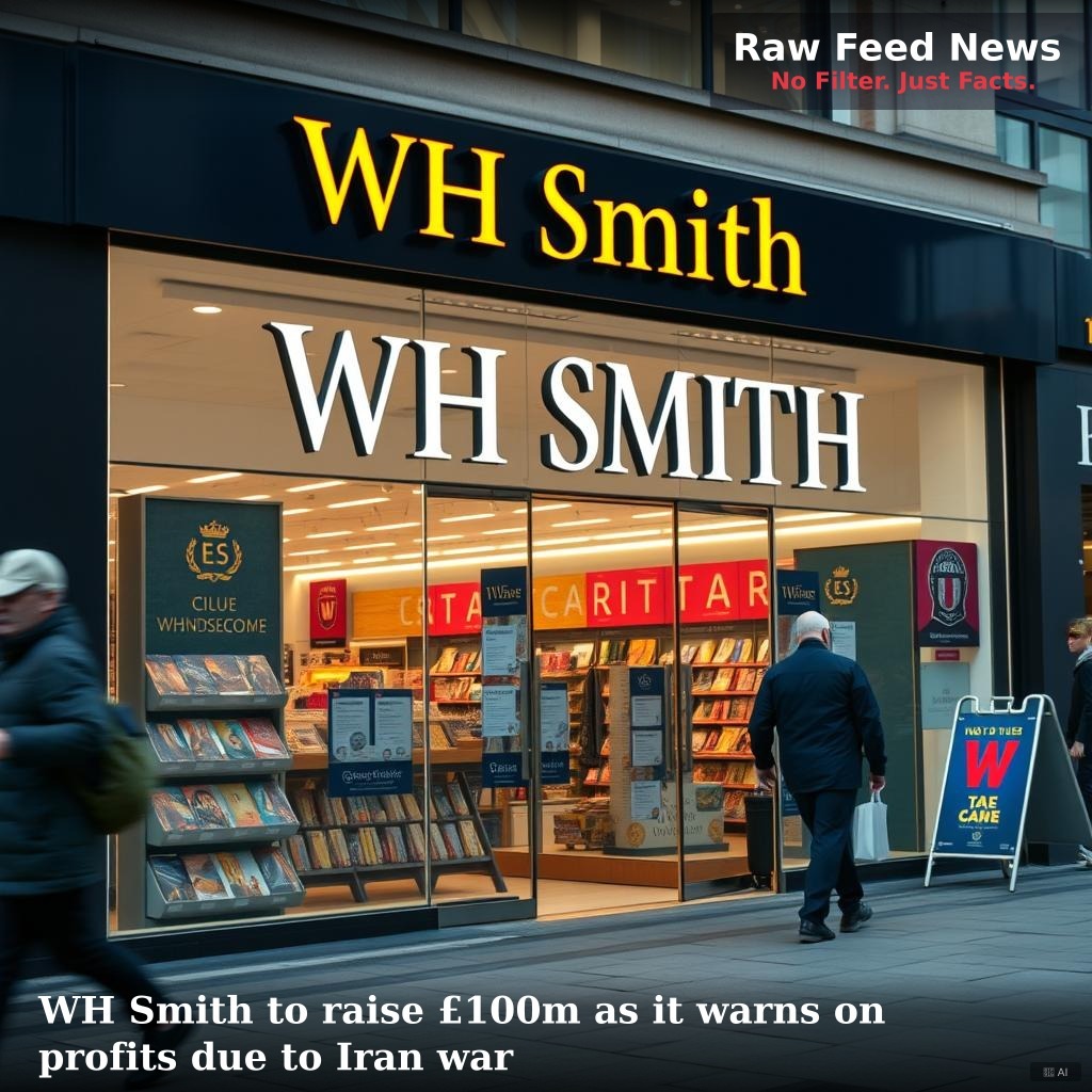 WH Smith to raise £100m as it warns on profits due to Iran war