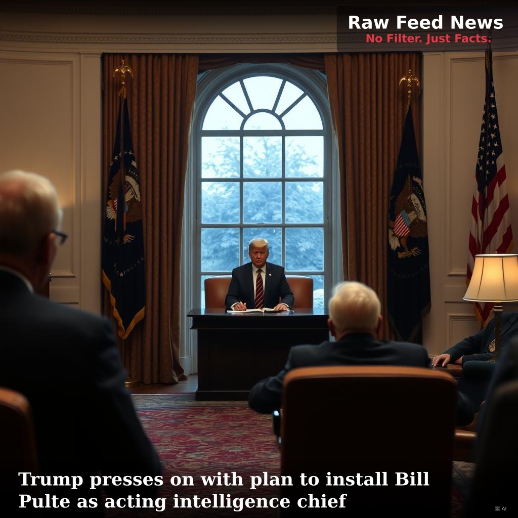 Trump presses on with plan to install Bill Pulte as acting intelligence chief