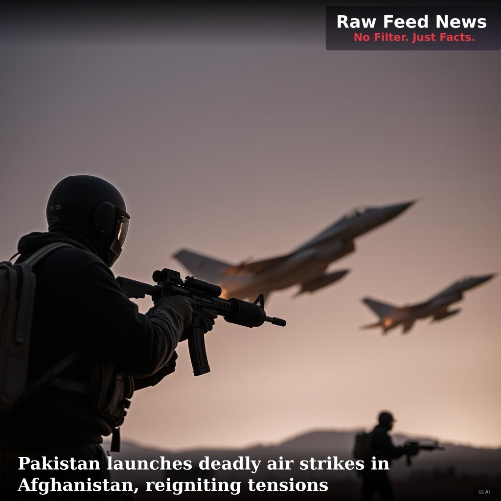 Pakistan launches deadly air strikes in Afghanistan, reigniting tensions