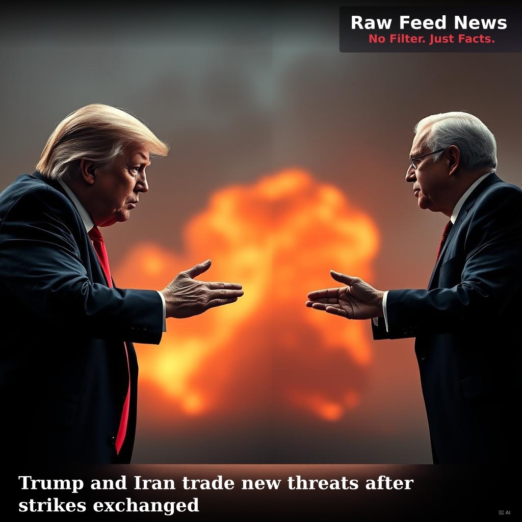 Trump and Iran trade new threats after strikes exchanged