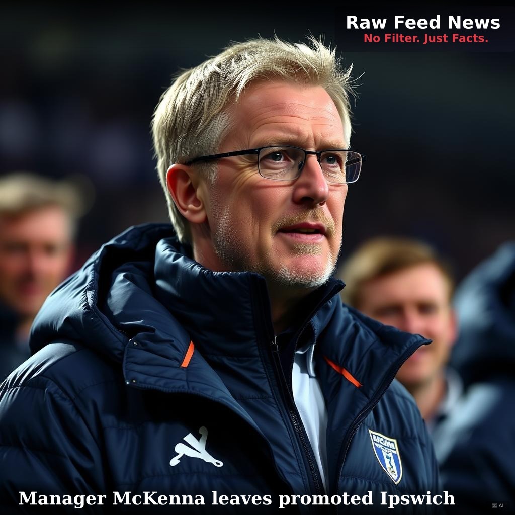 Manager McKenna leaves promoted Ipswich