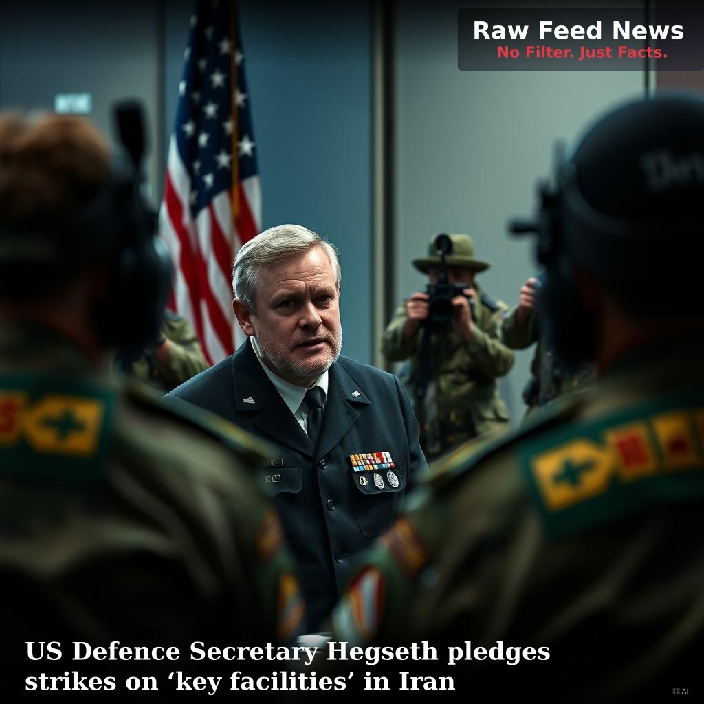 US Defence Secretary Hegseth pledges strikes on ‘key facilities’ in Iran