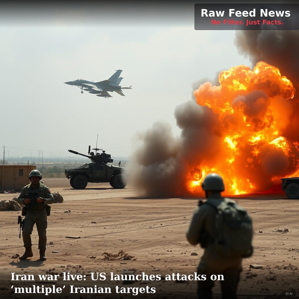 Iran war live: US launches attacks on ‘multiple’ Iranian targets