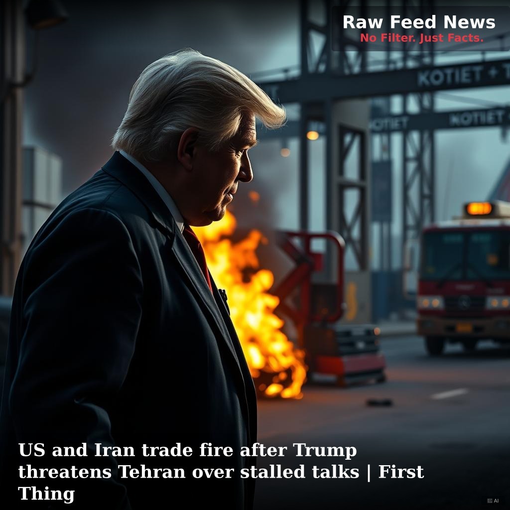 US and Iran trade fire after Trump threatens Tehran over stalled talks | First Thing