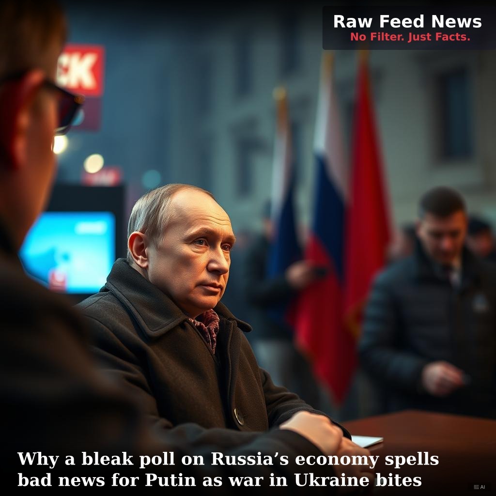 Why a bleak poll on Russia’s economy spells bad news for Putin as war in Ukraine bites