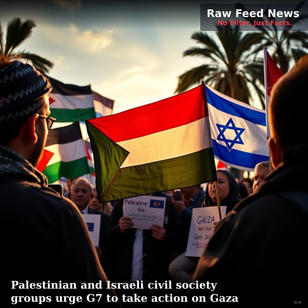 Palestinian and Israeli civil society groups urge G7 to take action on Gaza