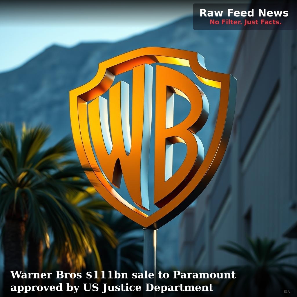 Warner Bros $111bn sale to Paramount approved by US Justice Department