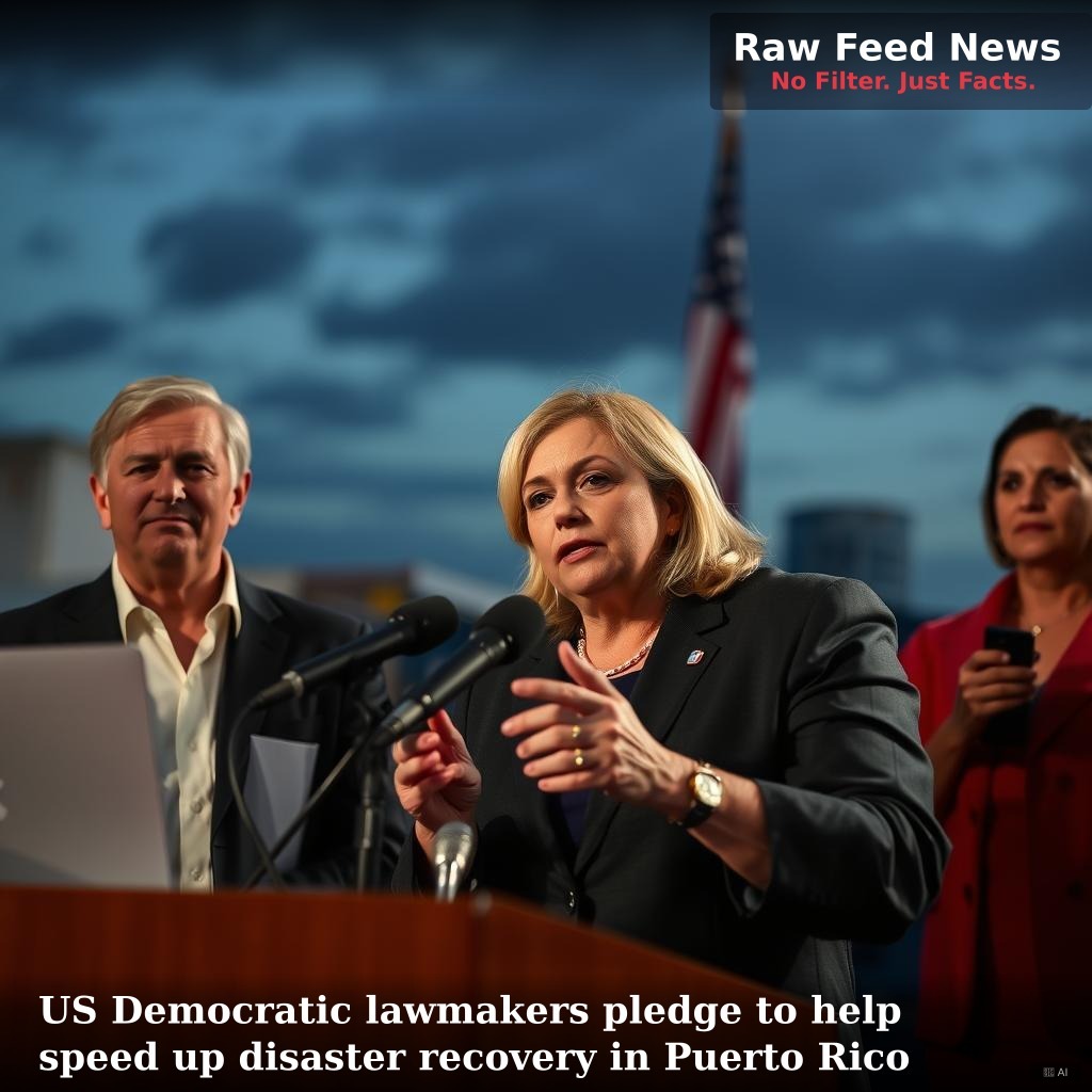 US Democratic lawmakers pledge to help speed up disaster recovery in Puerto Rico