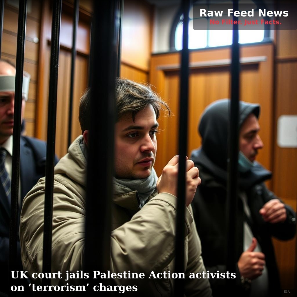 UK court jails Palestine Action activists on ‘terrorism’ charges