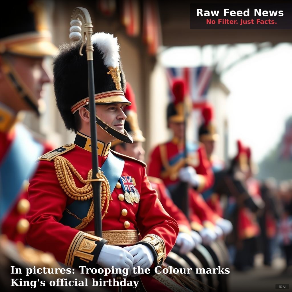In pictures: Trooping the Colour marks King's official birthday