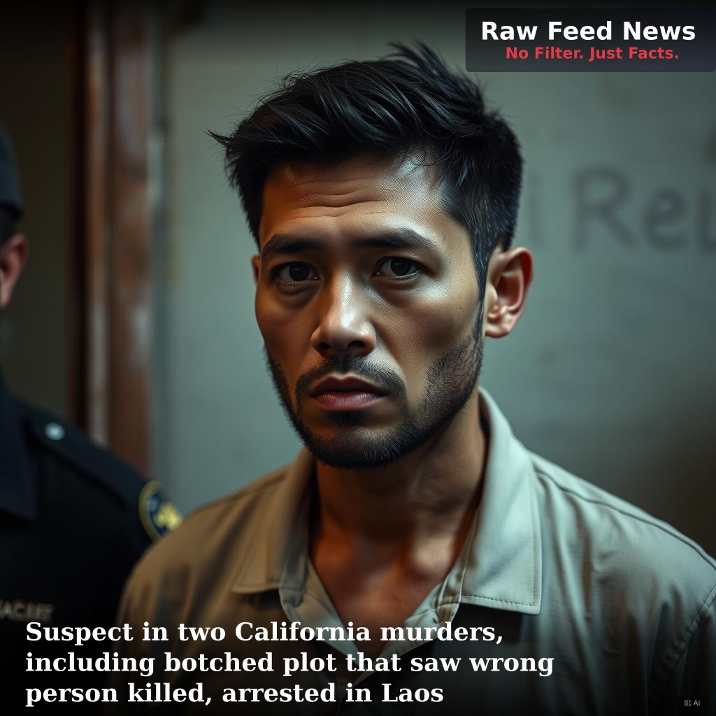 Suspect in two California murders, including botched plot that saw wrong person killed, arrested in Laos