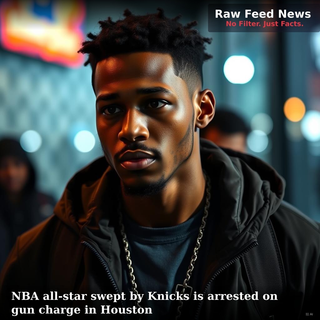 NBA all-star swept by Knicks is arrested on gun charge in Houston
