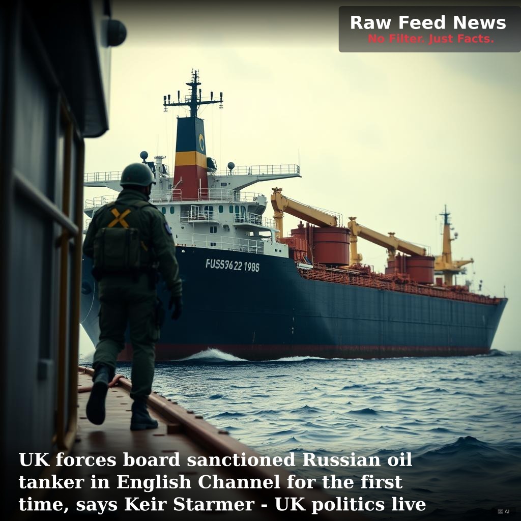 UK forces board sanctioned Russian oil tanker in English Channel for the first time, says Keir Starmer - UK politics live