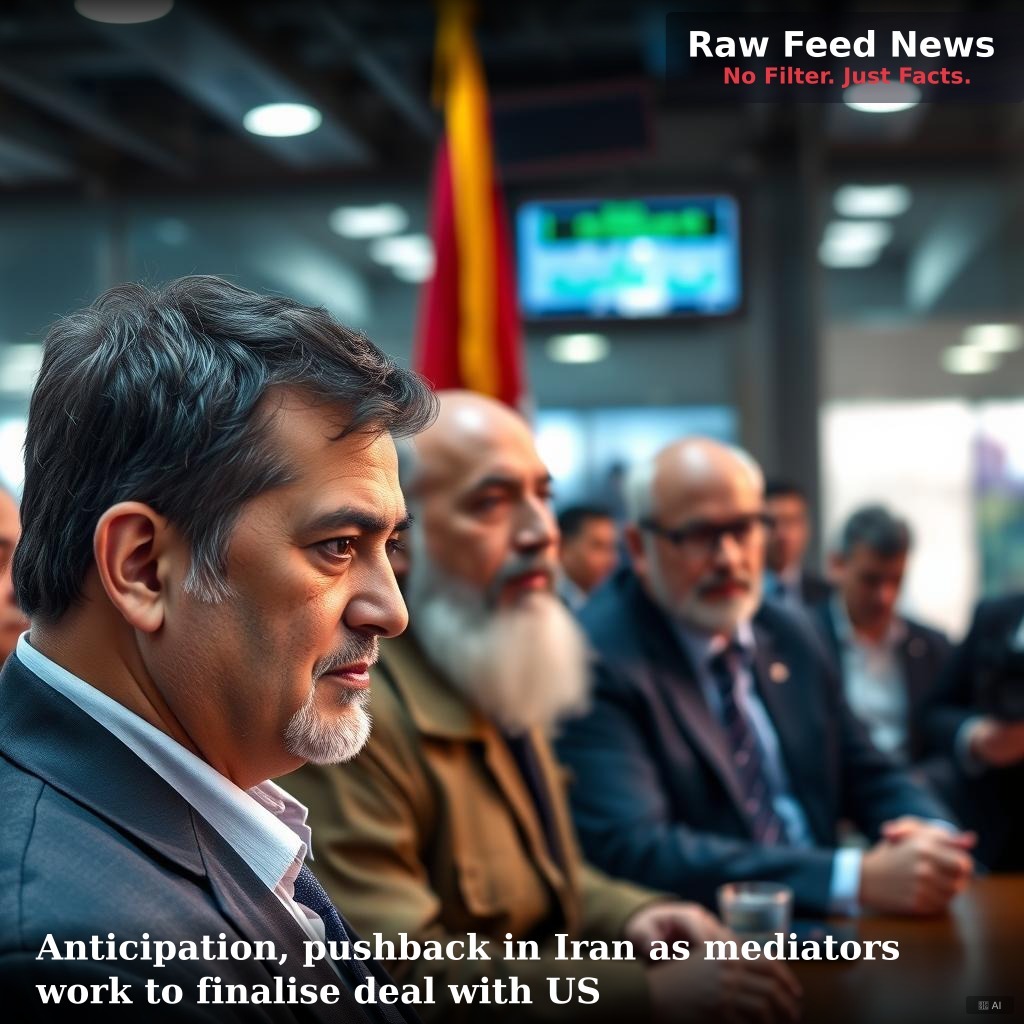 Anticipation, pushback in Iran as mediators work to finalise deal with US