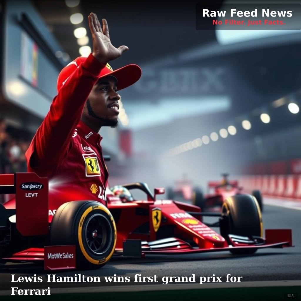 Lewis Hamilton wins first grand prix for Ferrari