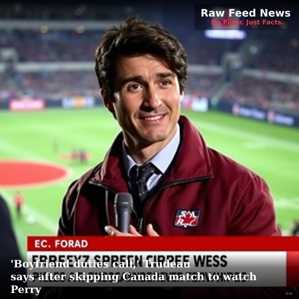 'Boyfriend duties call,' Trudeau says after skipping Canada match to watch Perry