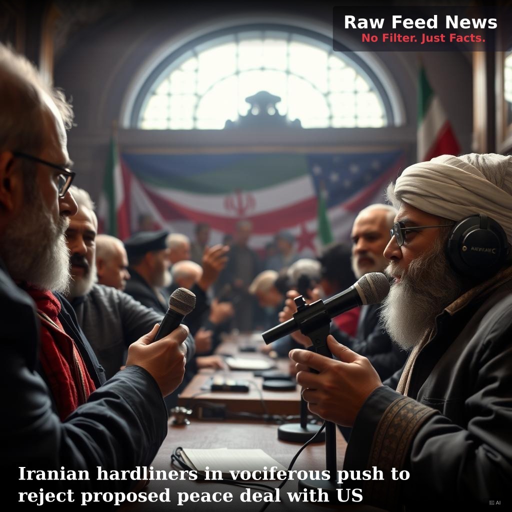 Iranian hardliners in vociferous push to reject proposed peace deal with US
