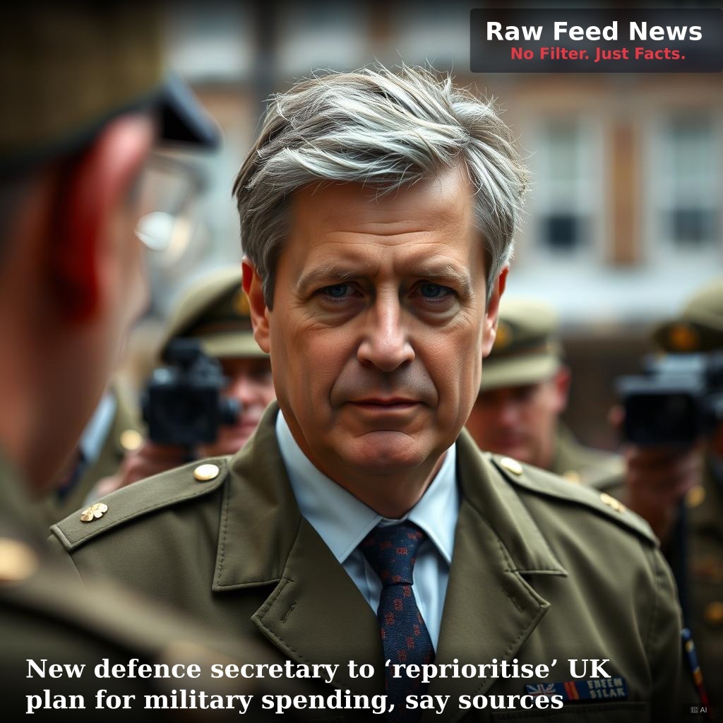 New defence secretary to ‘reprioritise’ UK plan for military spending, say sources