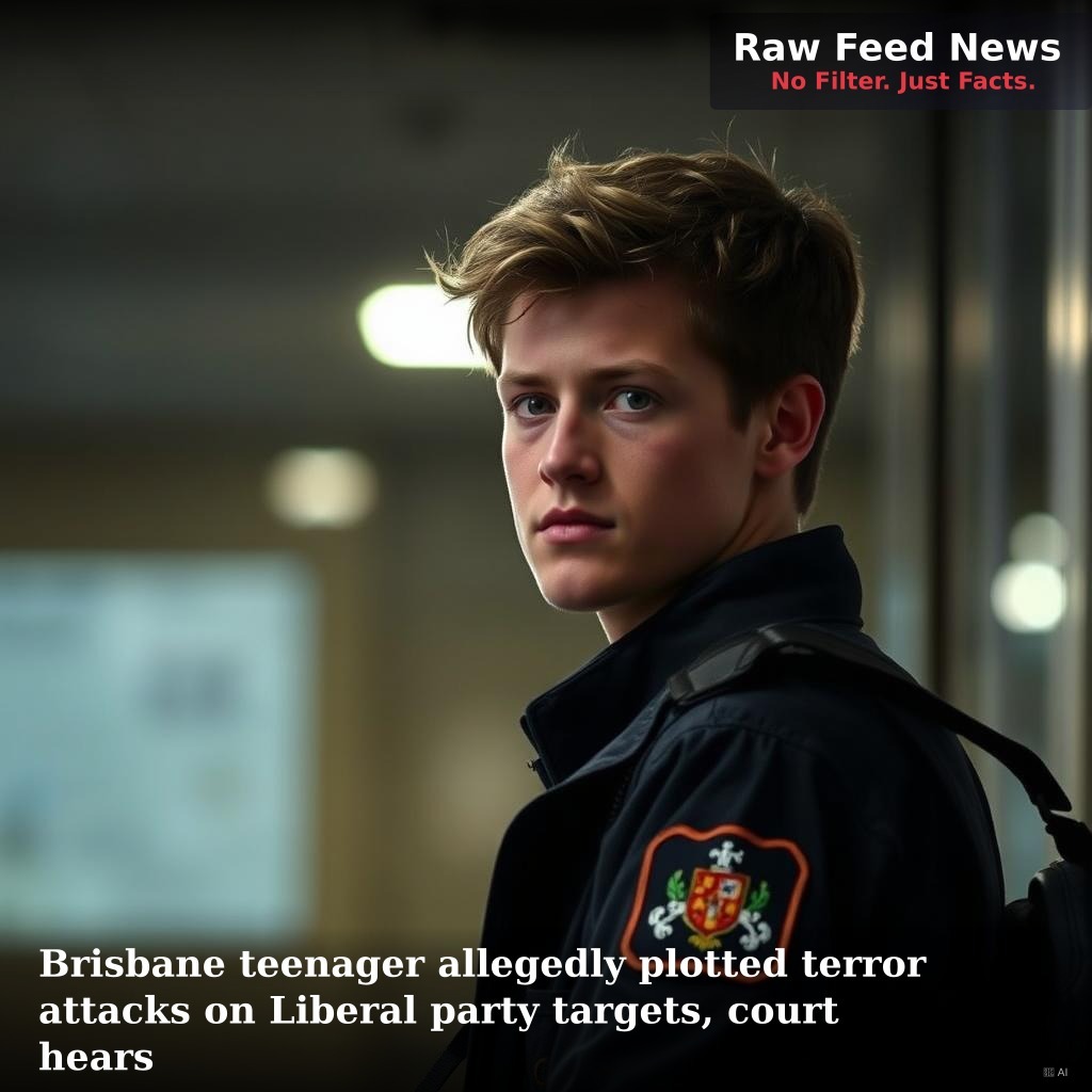 Brisbane teenager allegedly plotted terror attacks on Liberal party targets, court hears