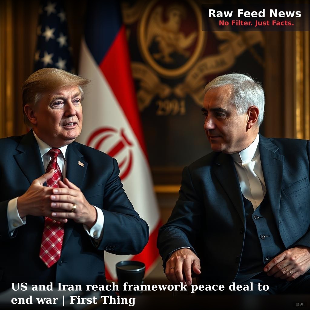 US and Iran reach framework peace deal to end war | First Thing
