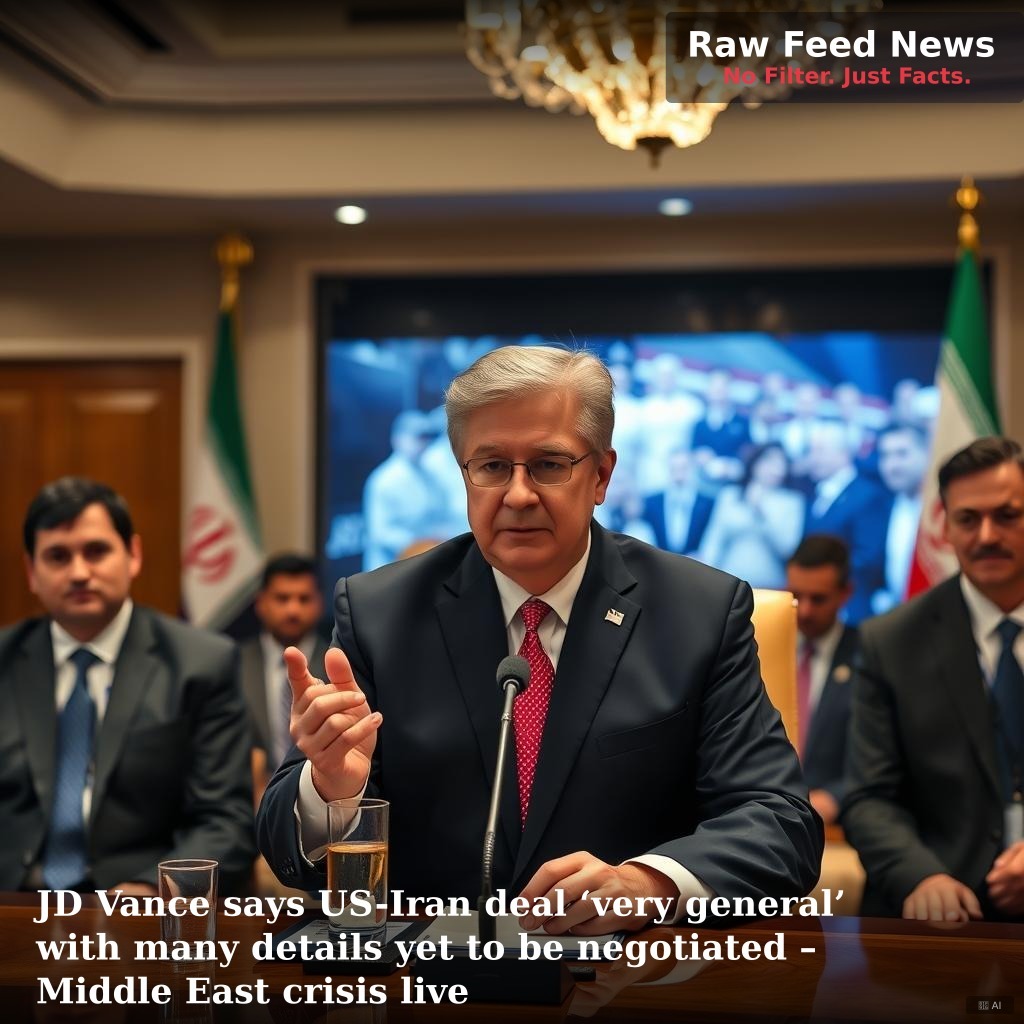 JD Vance says US-Iran deal ‘very general’ with many details yet to be negotiated – Middle East crisis live