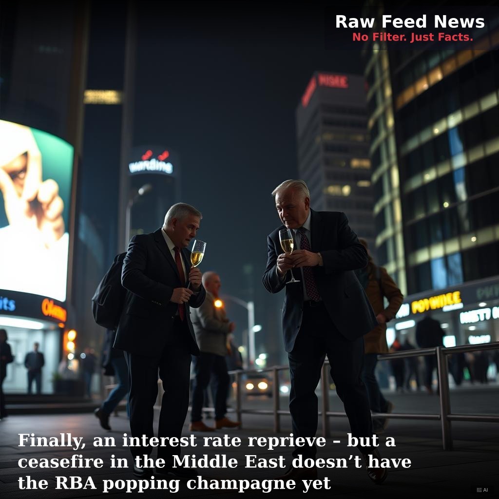 Finally, an interest rate reprieve – but a ceasefire in the Middle East doesn’t have the RBA popping champagne yet