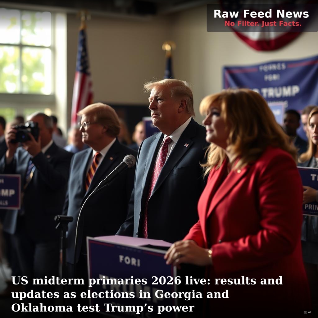 US midterm primaries 2026 live: results and updates as elections in Georgia and Oklahoma test Trump’s power