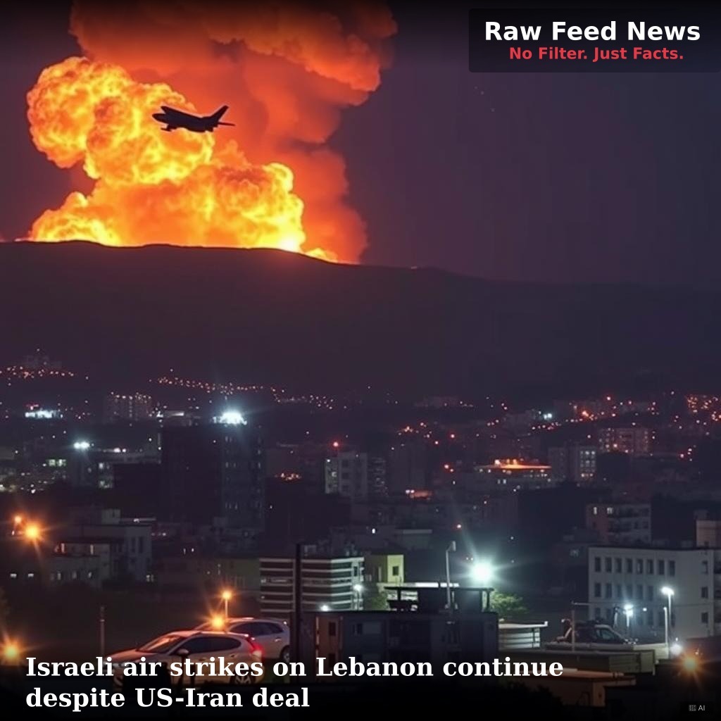 Israeli air strikes on Lebanon continue despite US-Iran deal