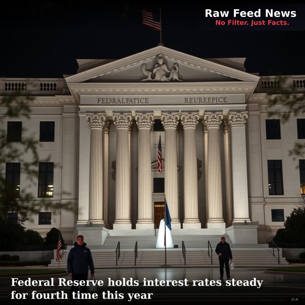 Federal Reserve holds interest rates steady for fourth time this year
