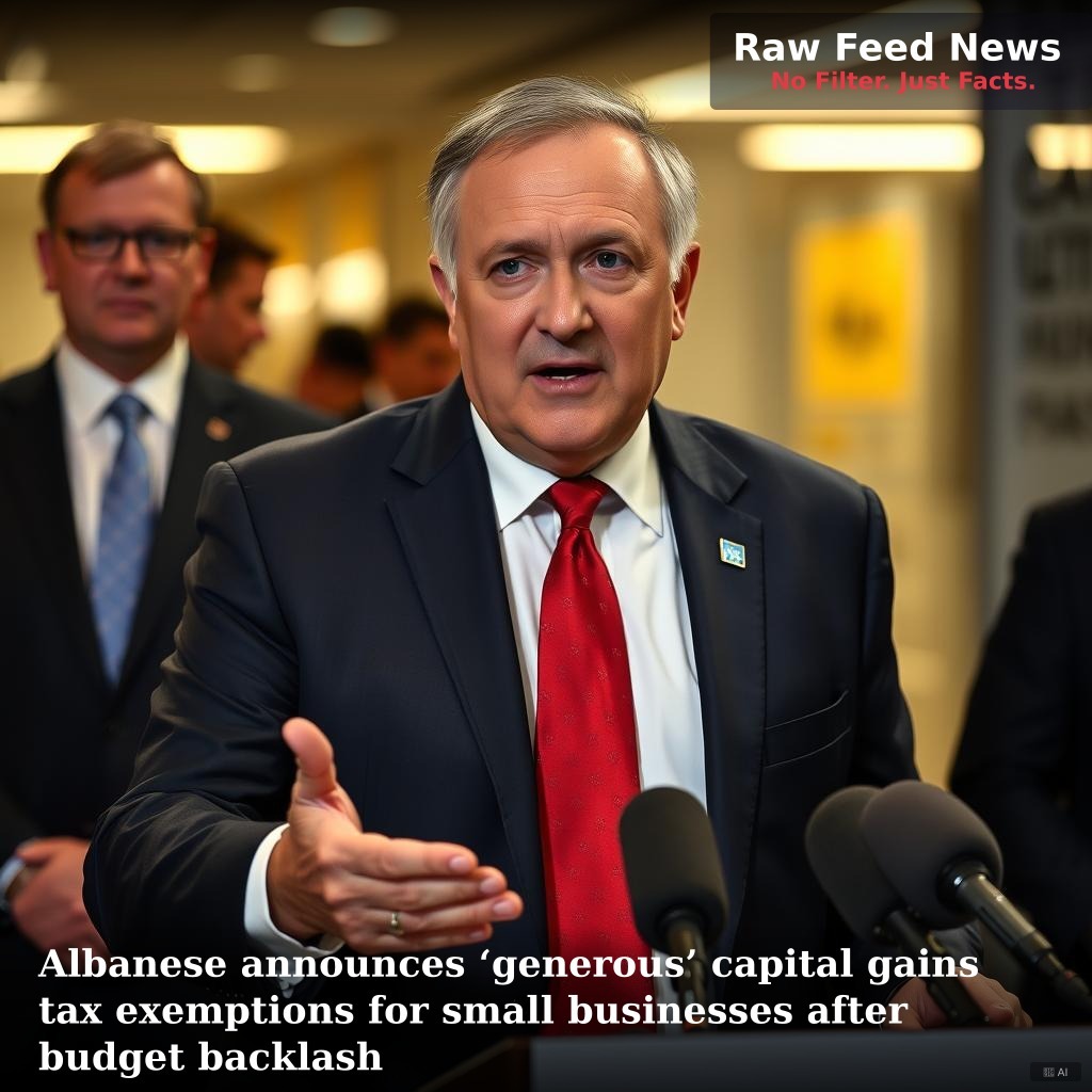 Albanese announces ‘generous’ capital gains tax exemptions for small businesses after budget backlash