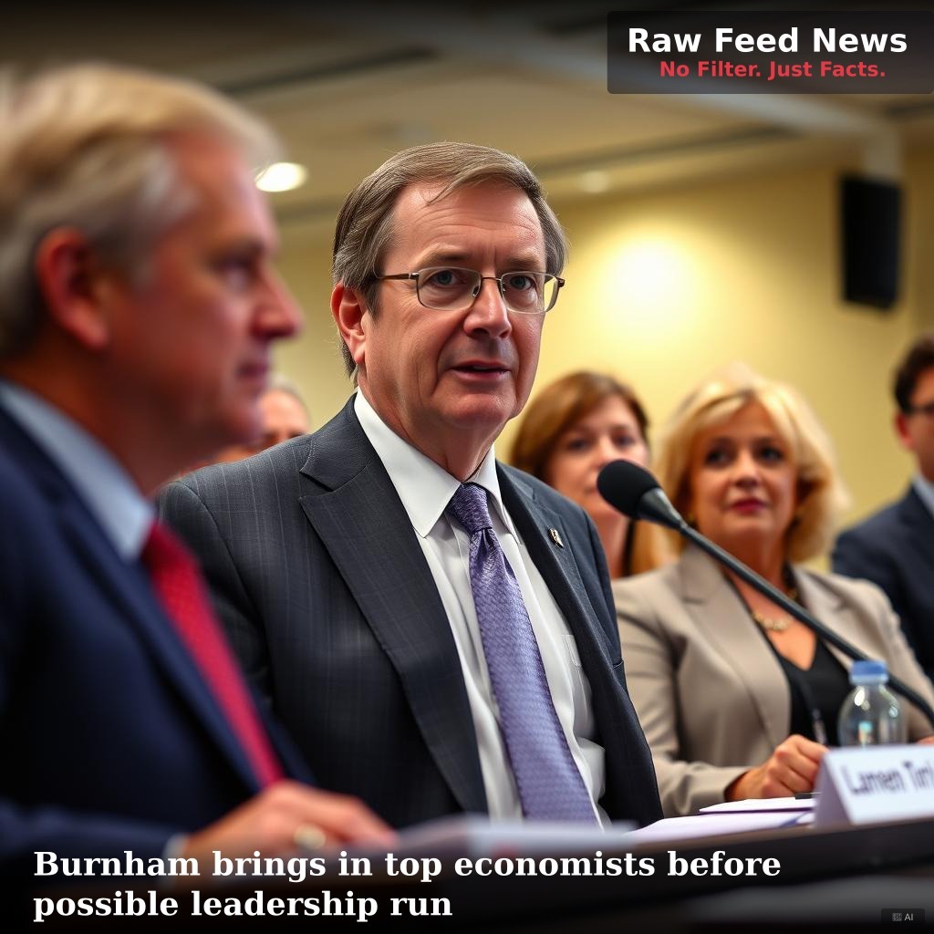 Burnham brings in top economists before possible leadership run