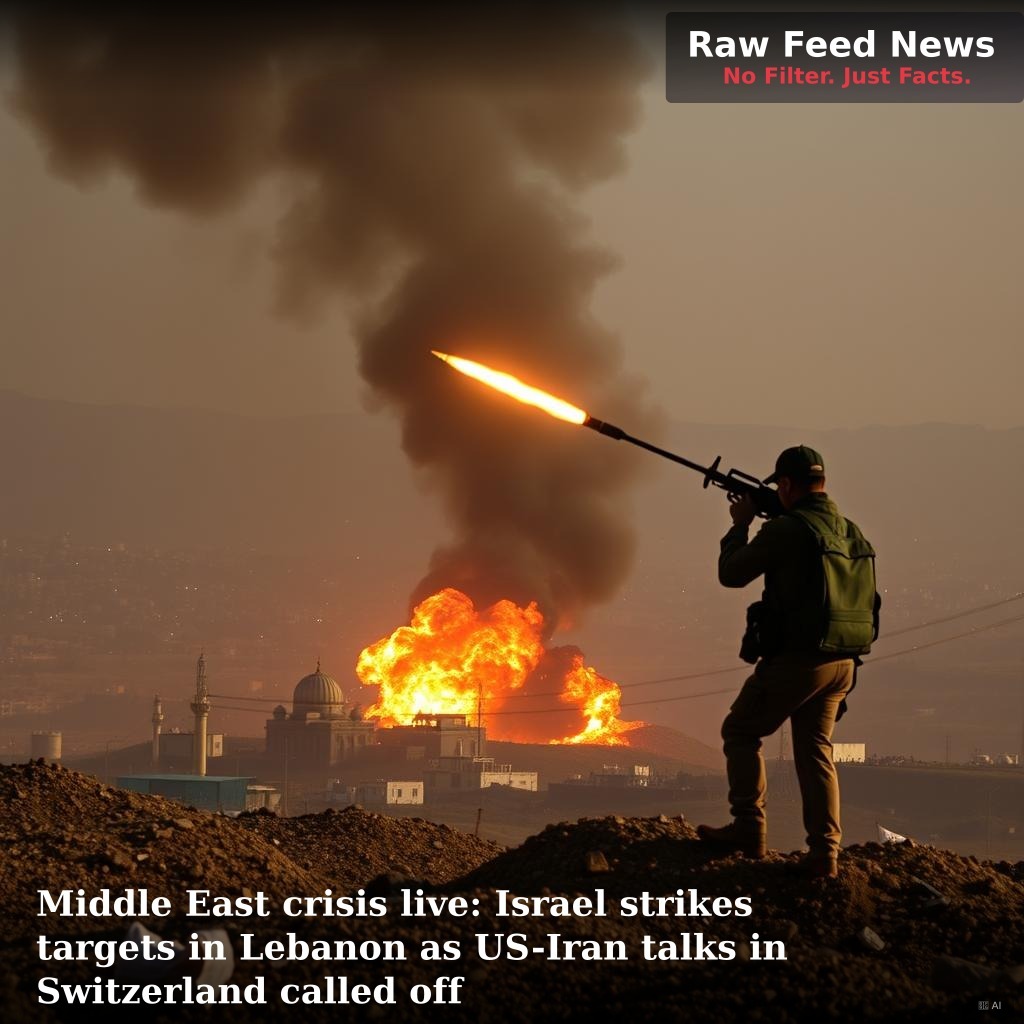 Middle East crisis live: Israel strikes targets in Lebanon as US-Iran talks in Switzerland called off