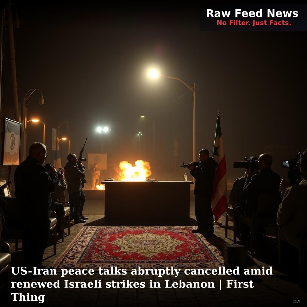 US-Iran peace talks abruptly cancelled amid renewed Israeli strikes in Lebanon | First Thing