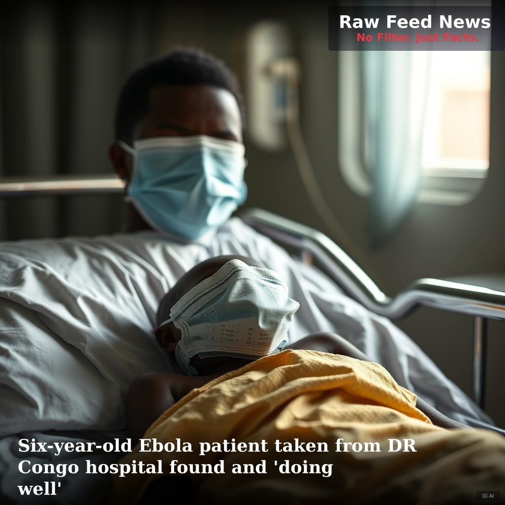 Six-year-old Ebola patient taken from DR Congo hospital found and 'doing well'