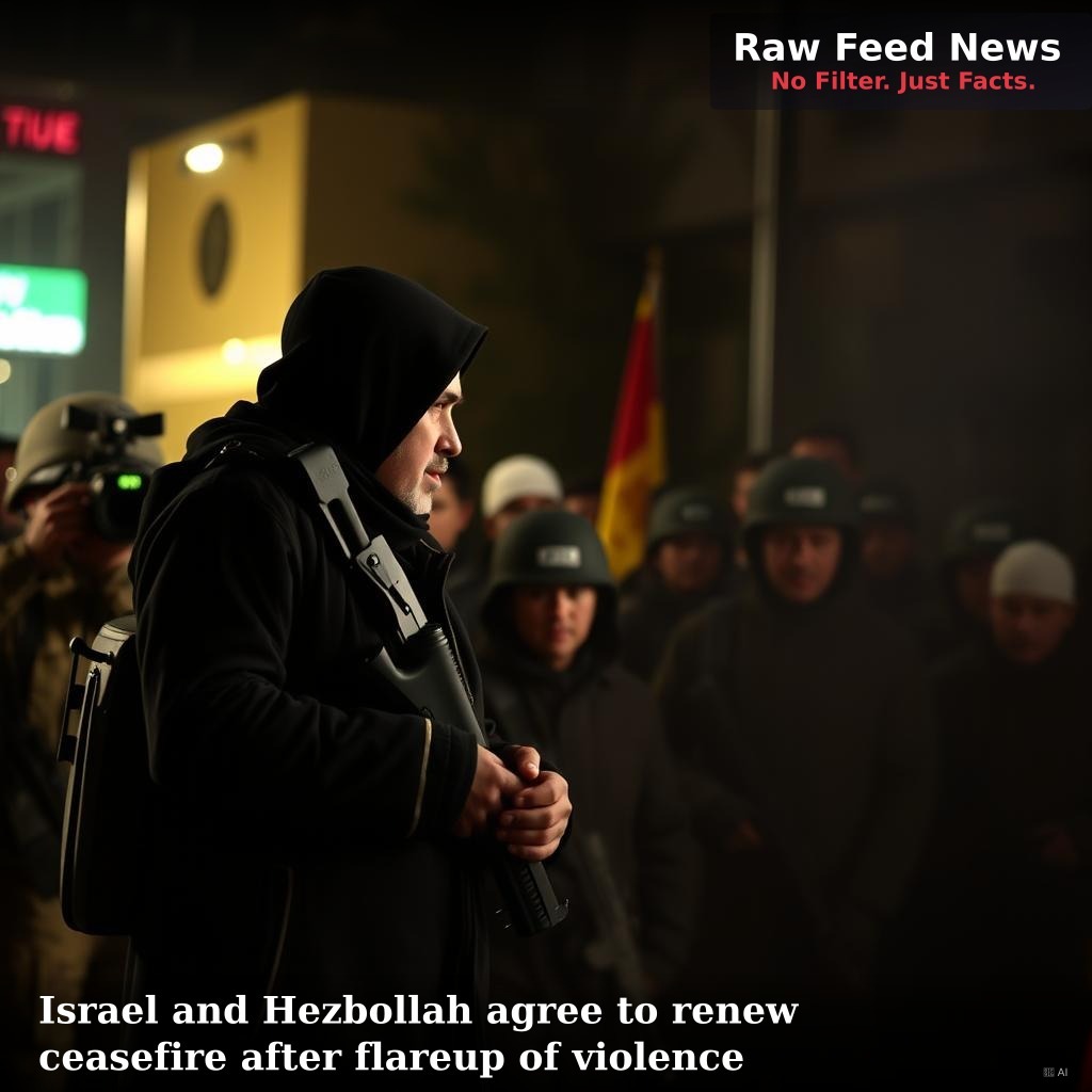 Israel and Hezbollah agree to renew ceasefire after flareup of violence