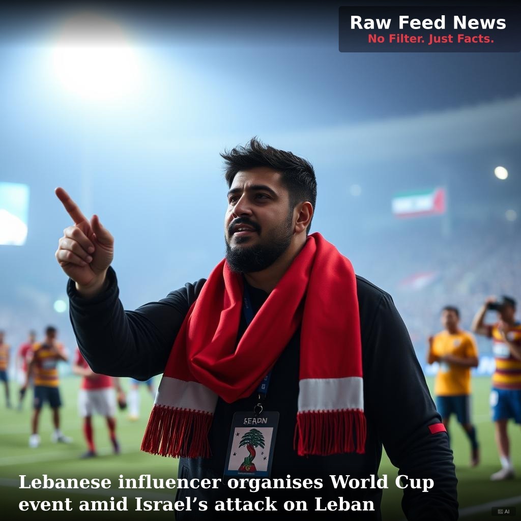 Lebanese influencer organises World Cup event amid Israel’s attack on Leban