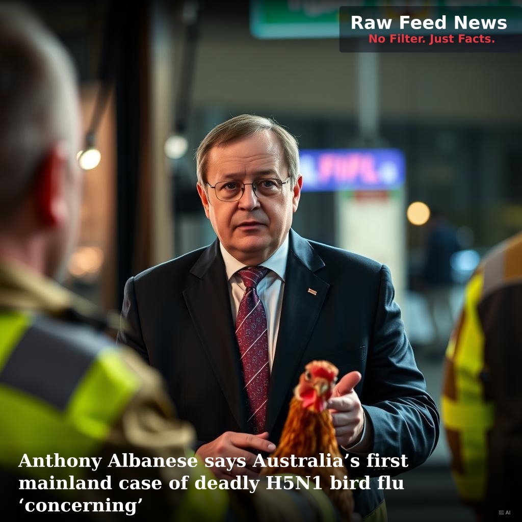Anthony Albanese says Australia’s first mainland case of deadly H5N1 bird flu ‘concerning’