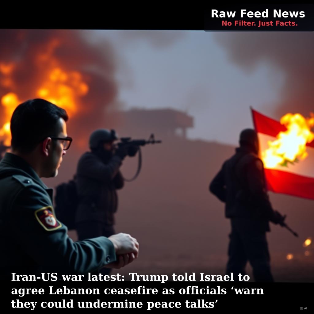 Iran-US war latest: Trump told Israel to agree Lebanon ceasefire as officials ‘warn they could undermine peace talks’