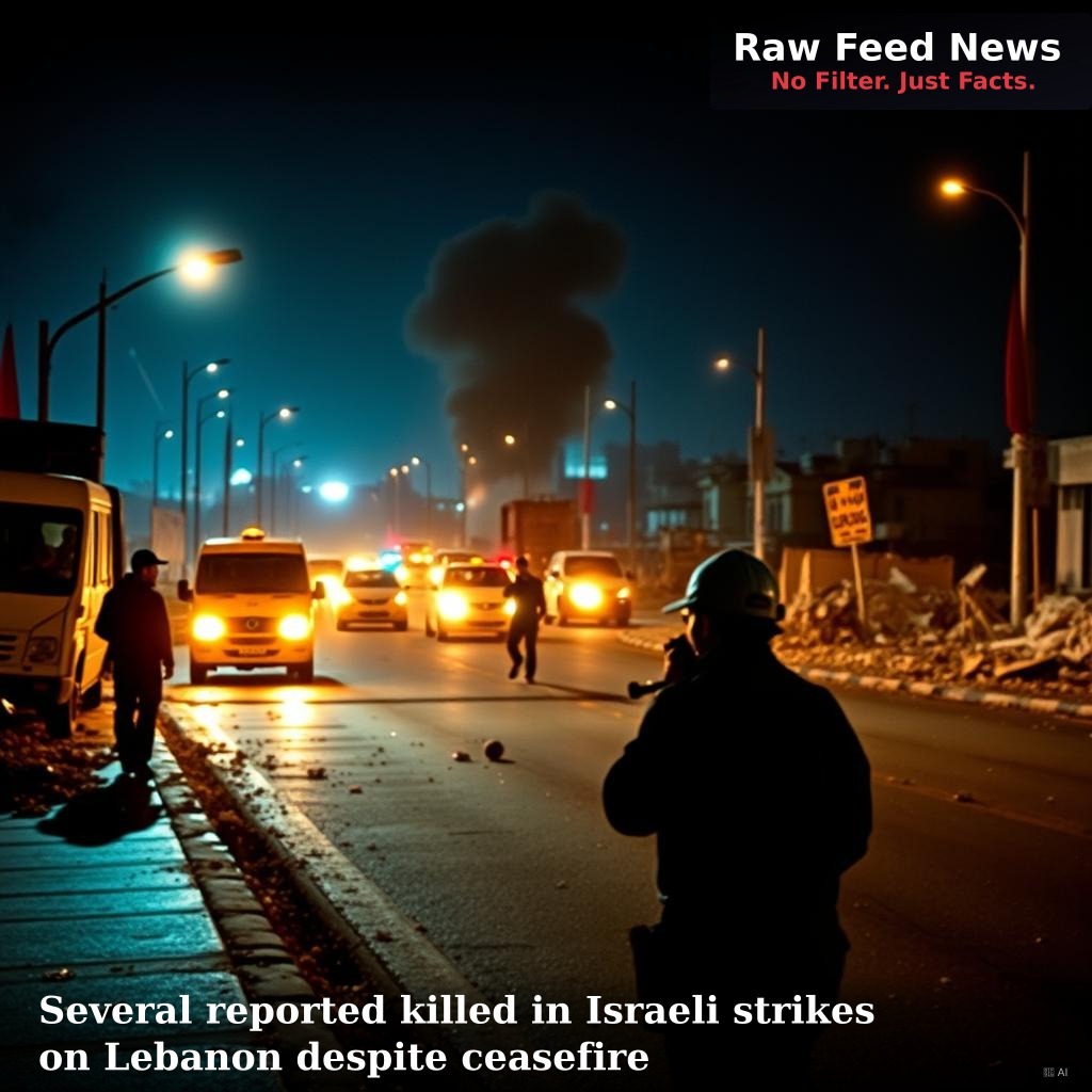 Several reported killed in Israeli strikes on Lebanon despite ceasefire