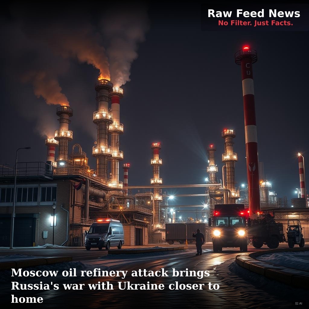 Moscow oil refinery attack brings Russia's war with Ukraine closer to home