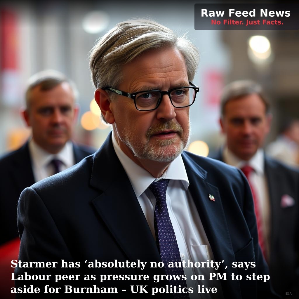 Starmer has ‘absolutely no authority’, says Labour peer as pressure grows on PM to step aside for Burnham – UK politics live