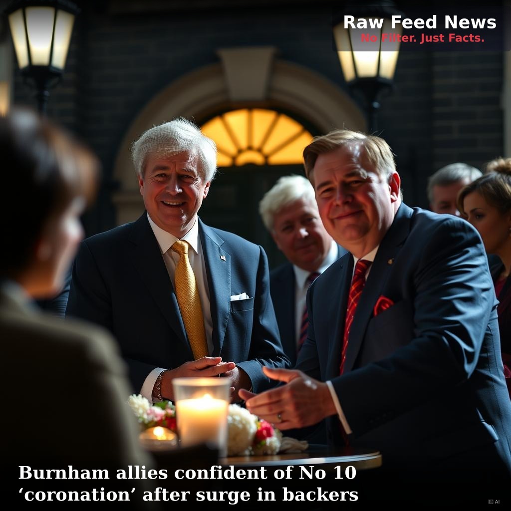 Burnham allies confident of No 10 ‘coronation’ after surge in backers