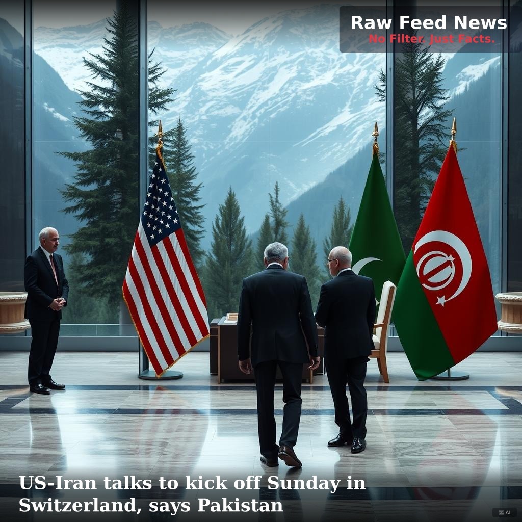 US-Iran talks to kick off Sunday in Switzerland, says Pakistan