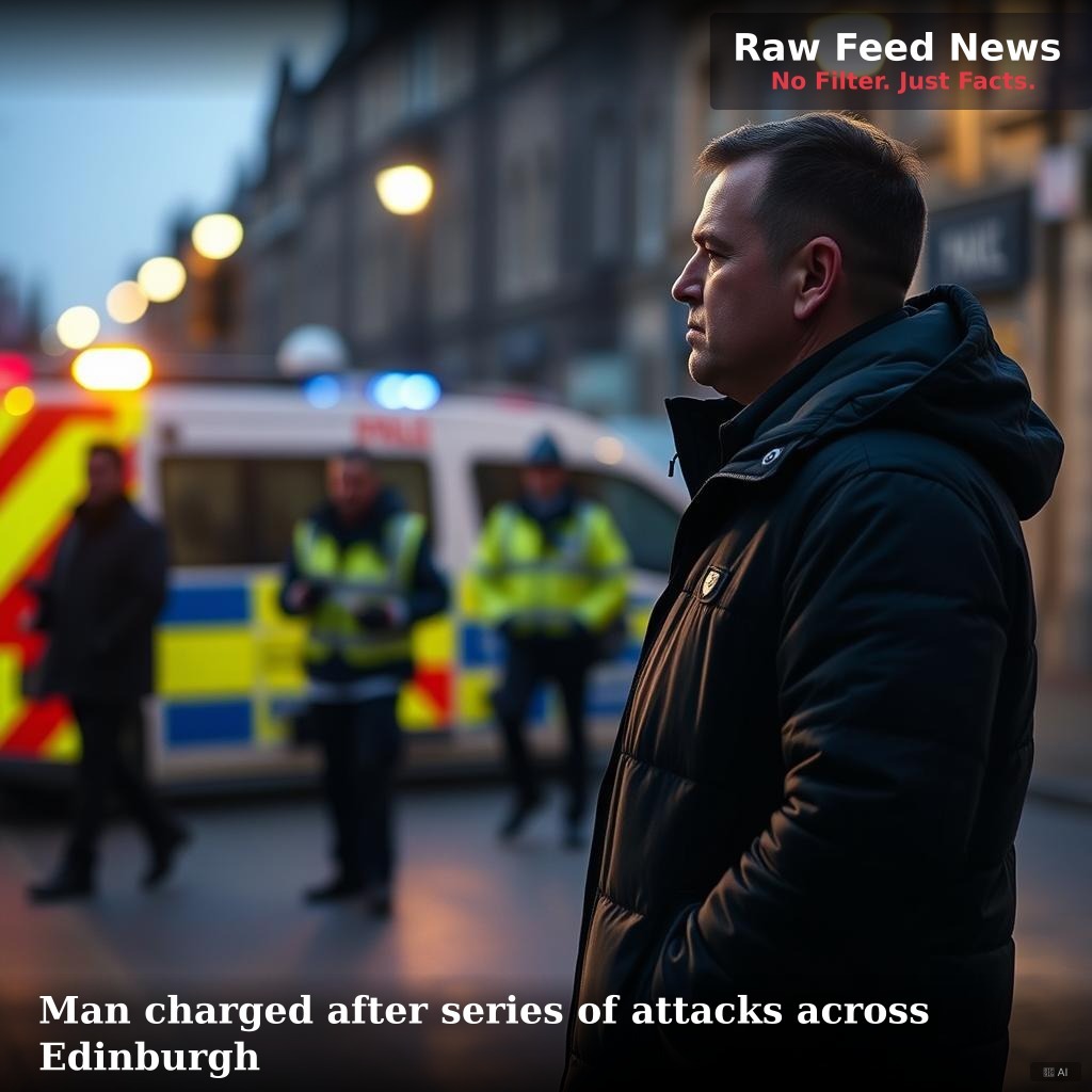 Man charged after series of attacks across Edinburgh