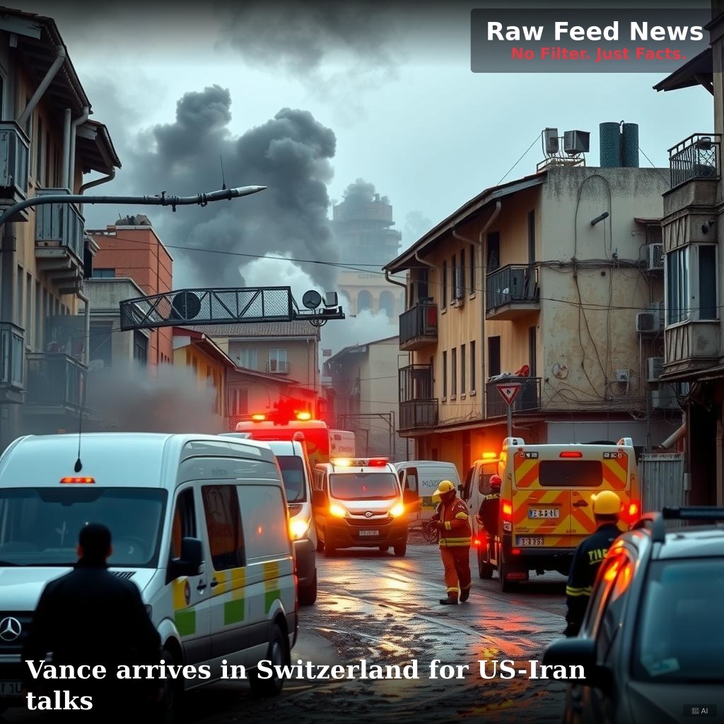 Vance arrives in Switzerland for US-Iran talks