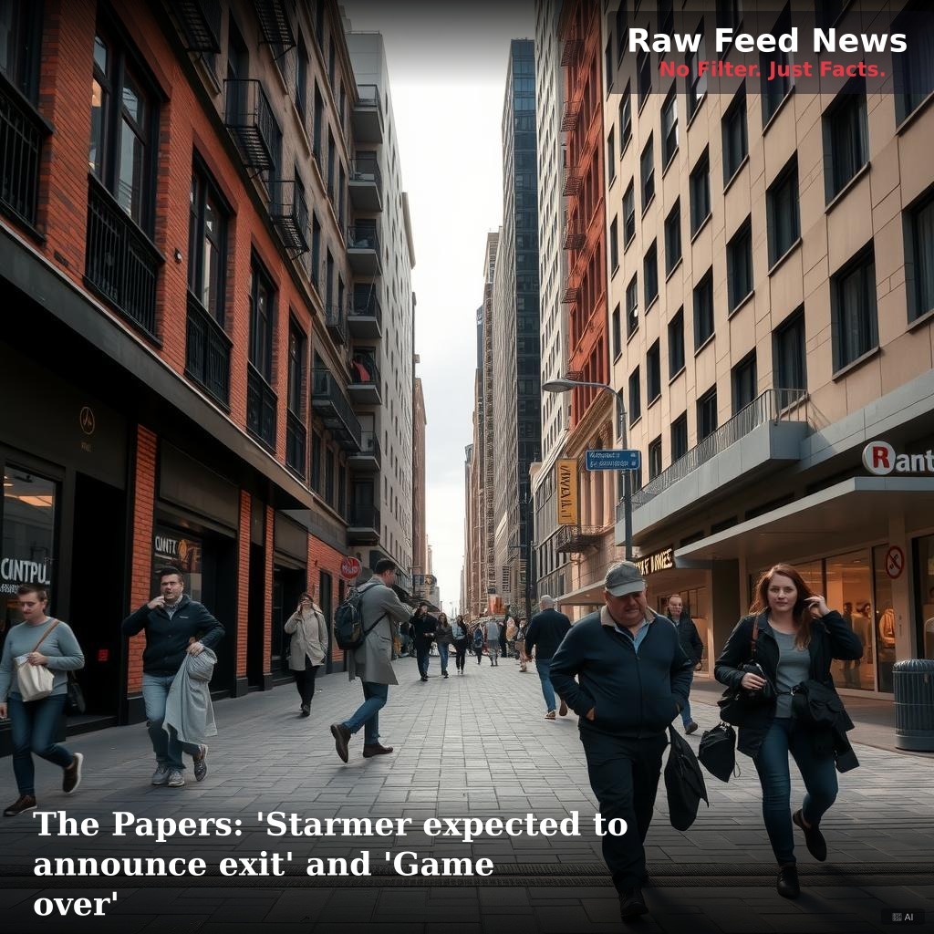 The Papers: 'Starmer expected to announce exit' and 'Game over'
