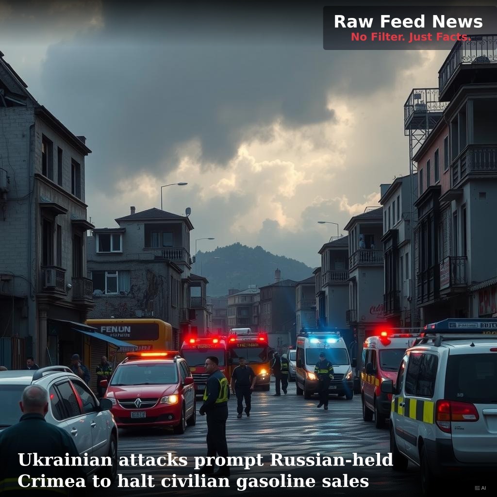 Ukrainian attacks prompt Russian-held Crimea to halt civilian gasoline sales