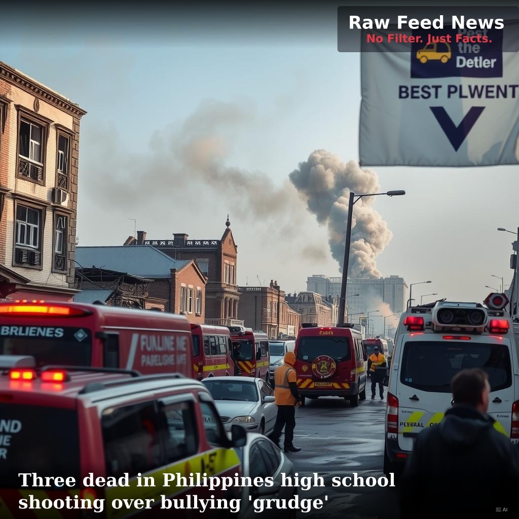 Three dead in Philippines high school shooting over bullying 'grudge'