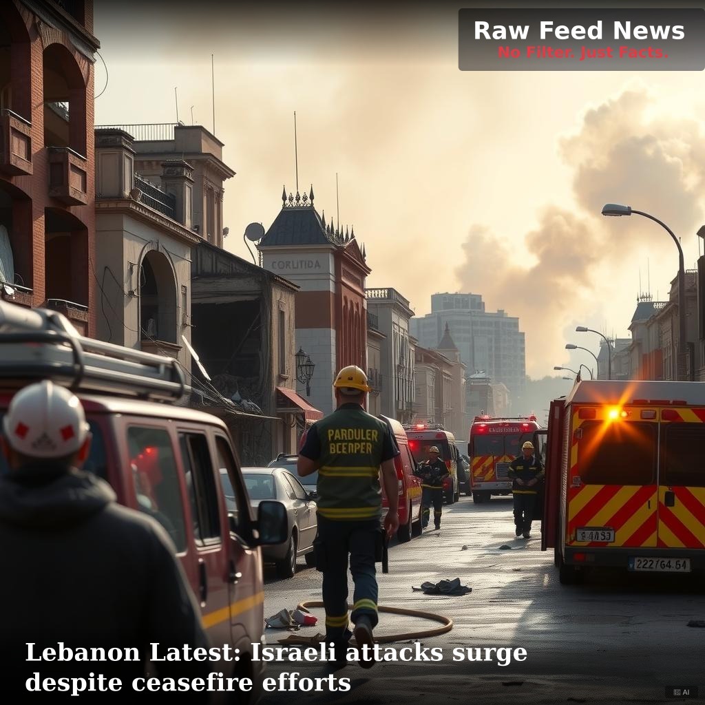 Lebanon Latest: Israeli attacks surge despite ceasefire efforts